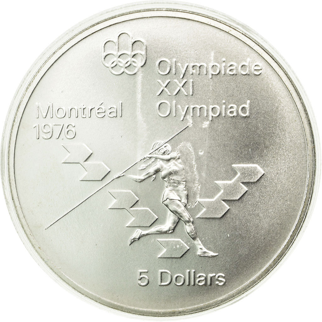 Coin, Canada, Elizabeth II, 5 Dollars, 1975, Royal Canadian Mint, Ottawa