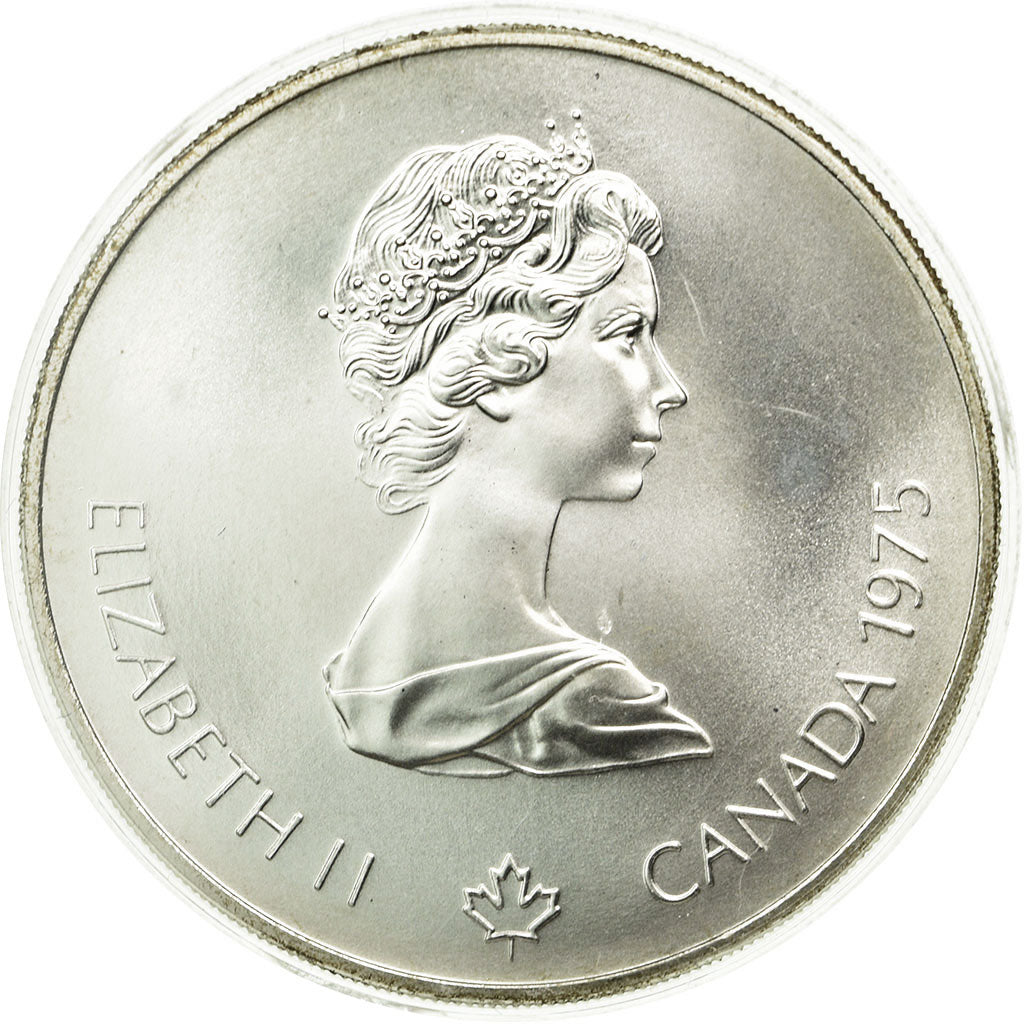 Coin, Canada, Elizabeth II, 5 Dollars, 1975, Royal Canadian Mint, Ottawa