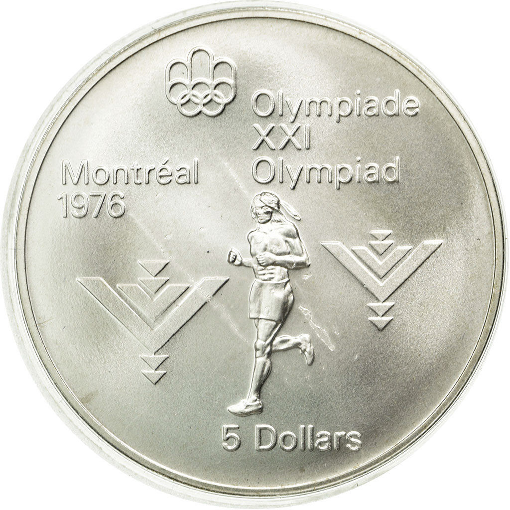 Coin, Canada, Elizabeth II, 5 Dollars, 1975, Royal Canadian Mint, Ottawa