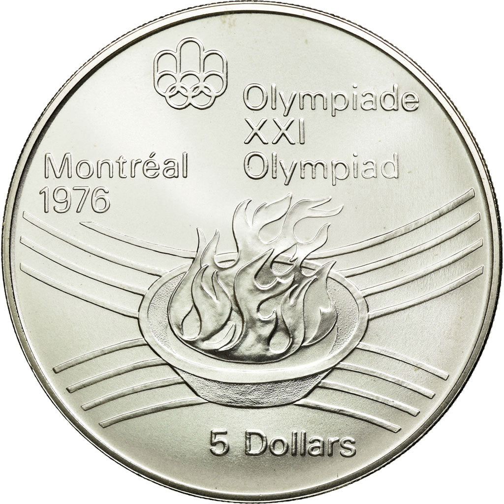 Coin, Canada, Elizabeth II, 5 Dollars, 1976, Royal Canadian Mint, Ottawa