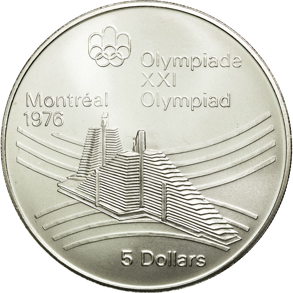 Coin, Canada, Elizabeth II, 5 Dollars, 1976, Royal Canadian Mint, Ottawa