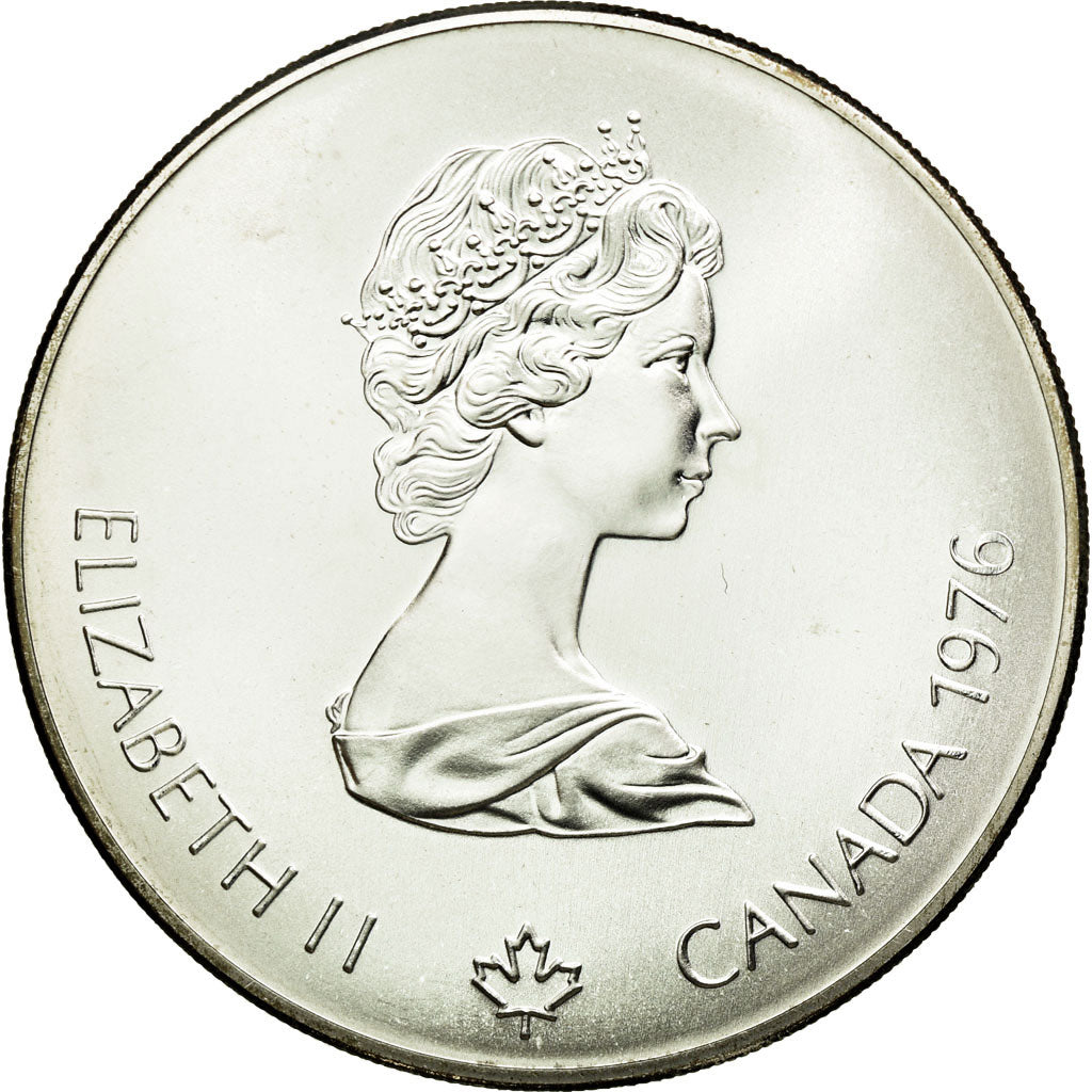 Coin, Canada, Elizabeth II, 5 Dollars, 1976, Royal Canadian Mint, Ottawa