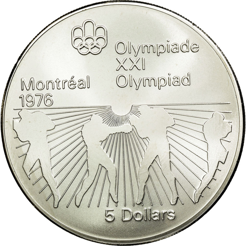 Coin, Canada, Elizabeth II, 5 Dollars, 1976, Royal Canadian Mint, Ottawa