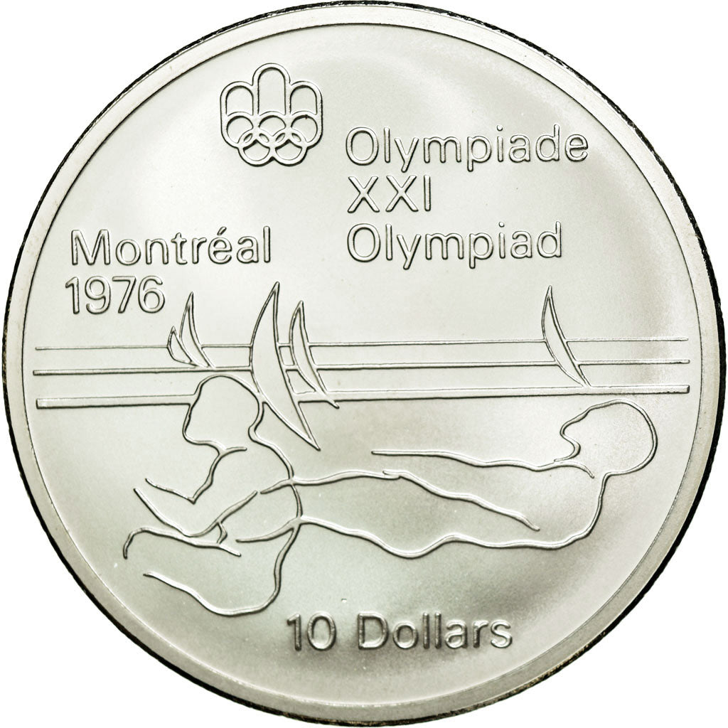Coin, Canada, Elizabeth II, 10 Dollars, 1975, Royal Canadian Mint, Ottawa