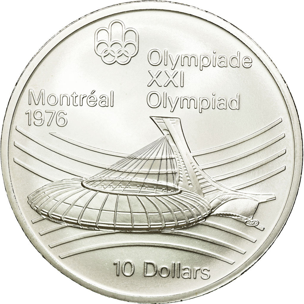 Coin, Canada, Elizabeth II, 10 Dollars, 1976, Royal Canadian Mint, Ottawa