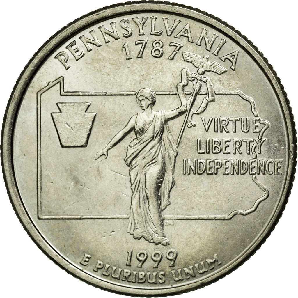 Monnaie, États-Unis, Quarter, 1999, U.S. Mint, Denver, TTB, Copper-Nickel Clad
