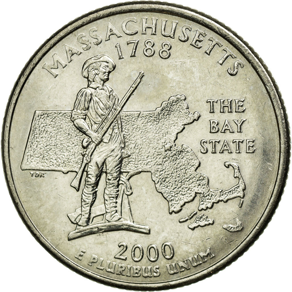 Münze, Vereinigte Staaten, Quarter, 2000, U.S. Mint, Denver, SS, Copper-Nickel