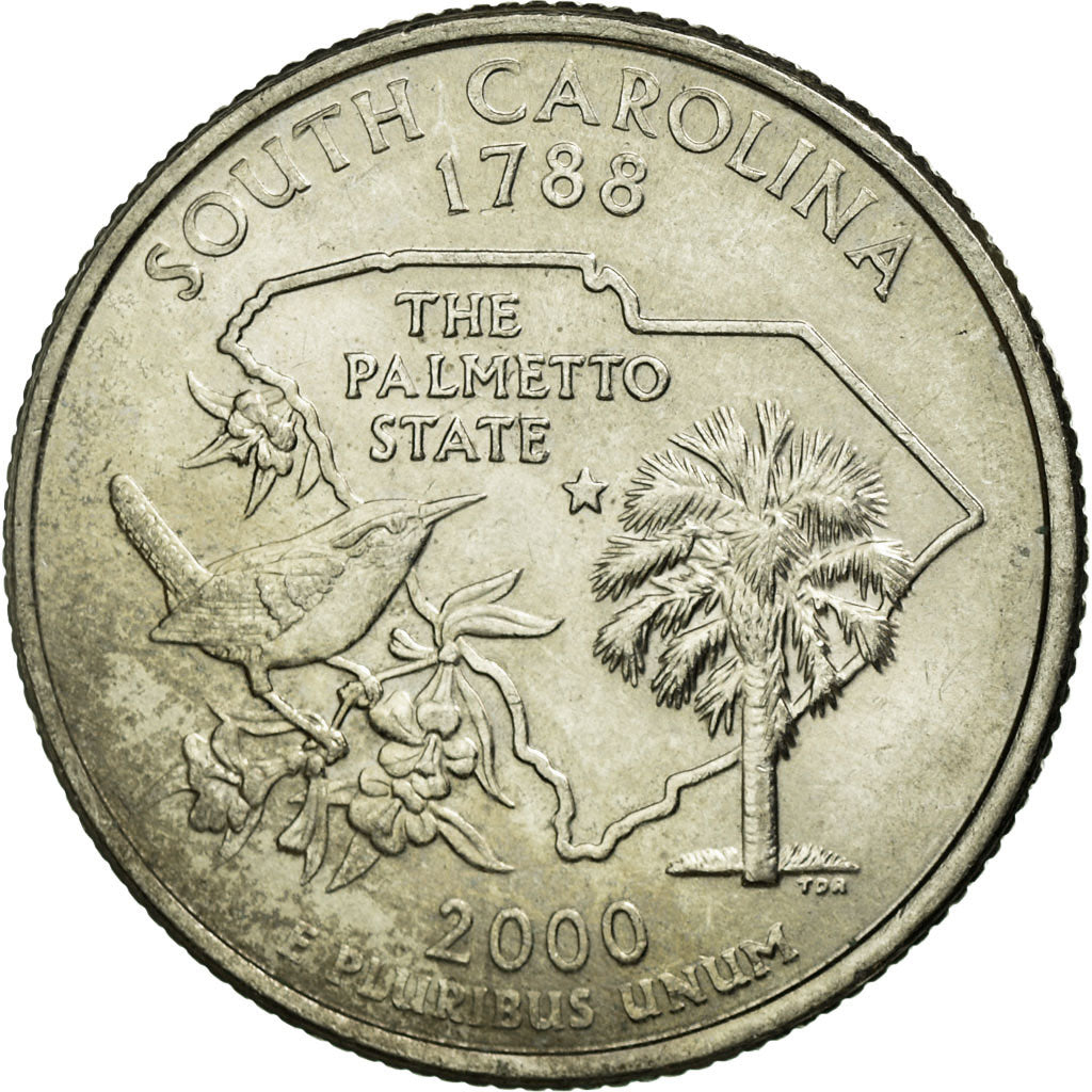 Moneta, Stati Uniti, Quarter, 2000, U.S. Mint, Denver, BB, Rame ricoperto in