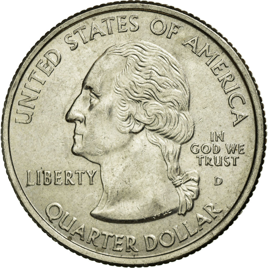 Moneta, Stati Uniti, Quarter, 2000, U.S. Mint, Denver, BB, Rame ricoperto in