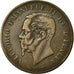 Monnaie, Italie, Vittorio Emanuele II, 5 Centesimi, 1862, Naples, B+, Cuivre