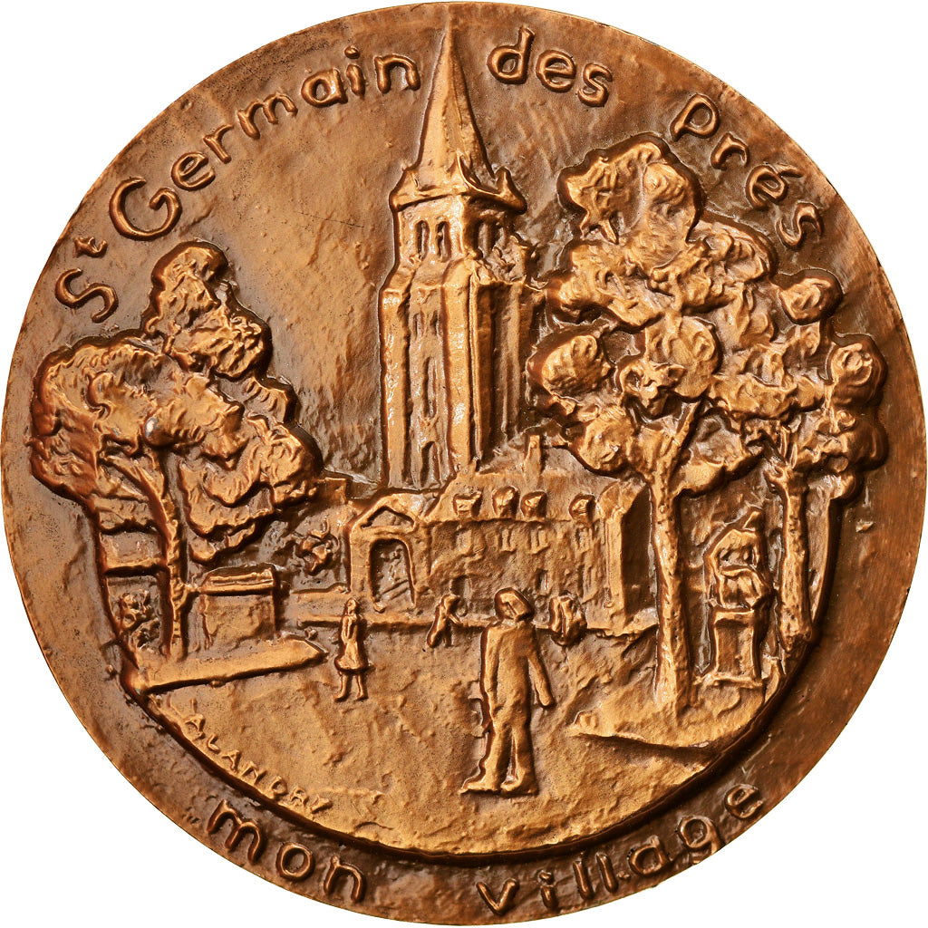 France, Medal, Léo Larguier, Académie Goncourt, Saint-Germain-des-Prés, Arts