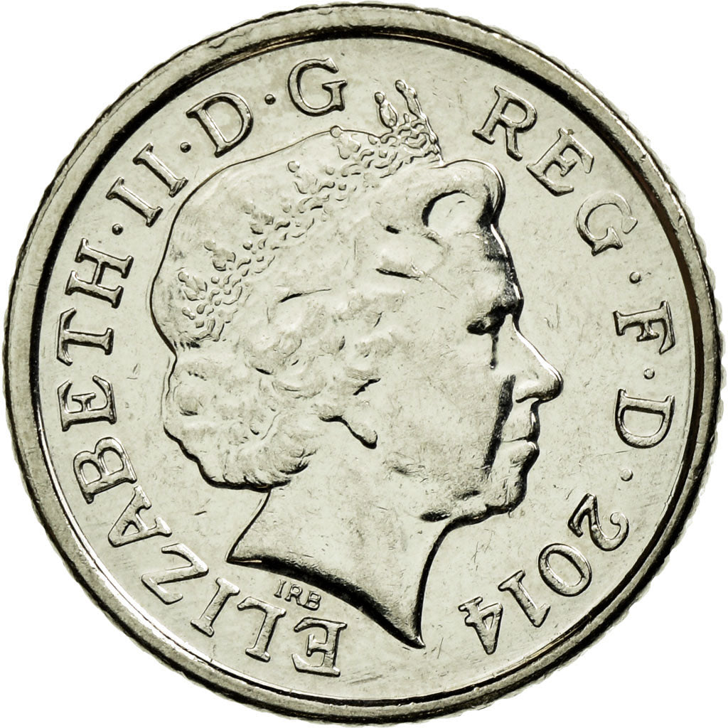 Münze, Großbritannien, 5 Pence, 2014, SS, Nickel plated steel