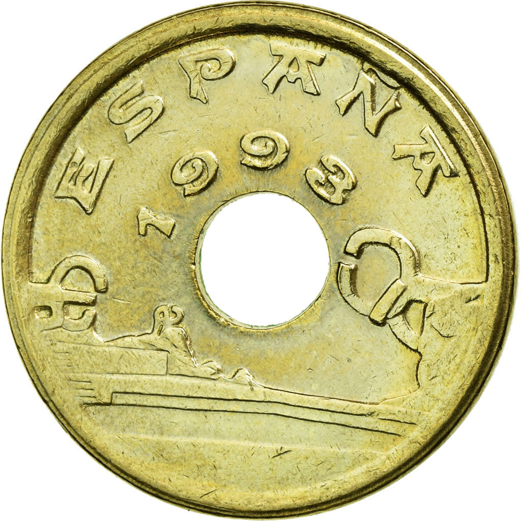 Moeda, Espanha, Juan Carlos I, 25 Pesetas, 1993, Madrid, EF(40-45)