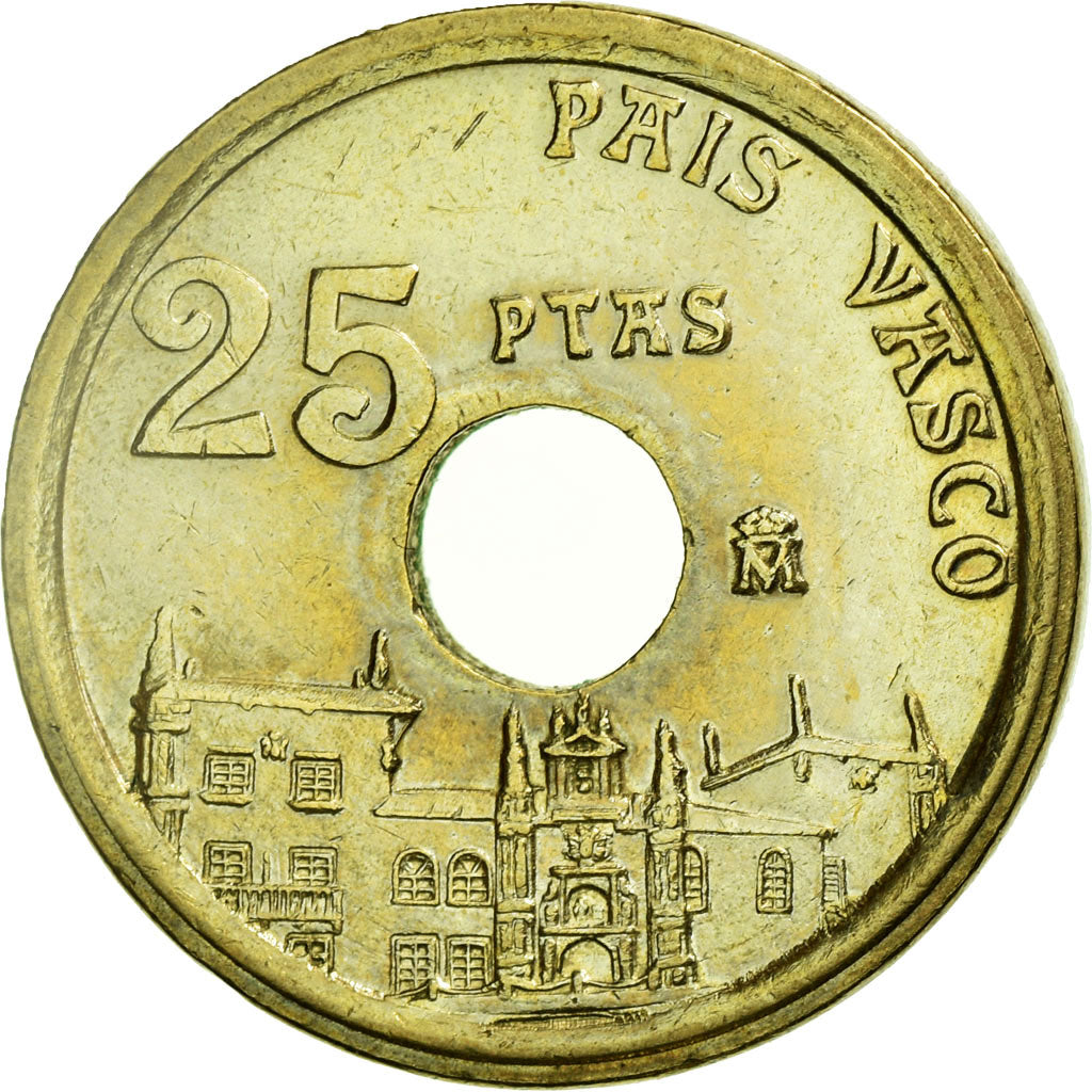 Moeda, Espanha, Juan Carlos I, 25 Pesetas, 1993, Madrid, EF(40-45)