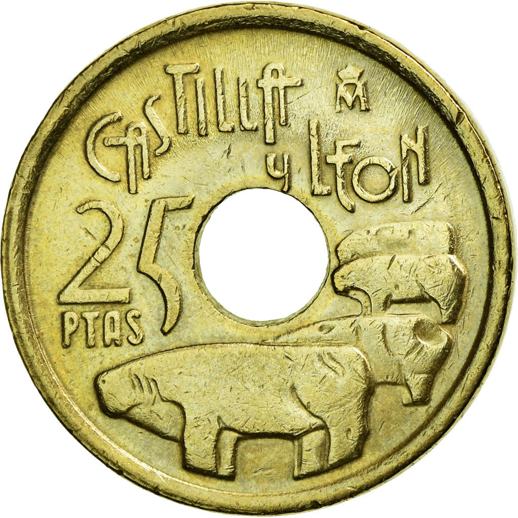 Coin, Spain, Juan Carlos I, 25 Pesetas, 1995, Madrid, EF(40-45)
