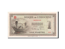 French Indo-China, 1 Piastre, 1945, KM #76a, UNC(65-70), B