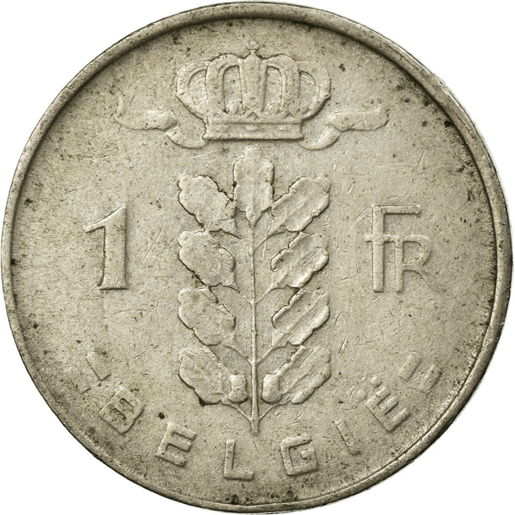 Munten, België, Franc, 1958, ZF, Copper-nickel, KM:143.1