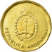 Moneda, Argentina, 10 Centavos, 1988, MBC, Latón, KM:98