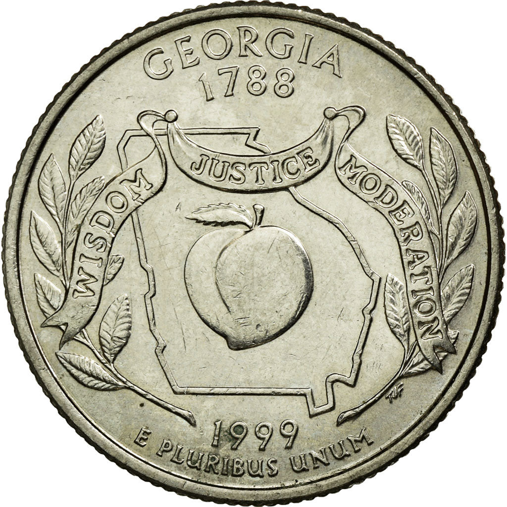 Coin, United States, Quarter, 1999, U.S. Mint, Denver, EF(40-45), Copper-Nickel