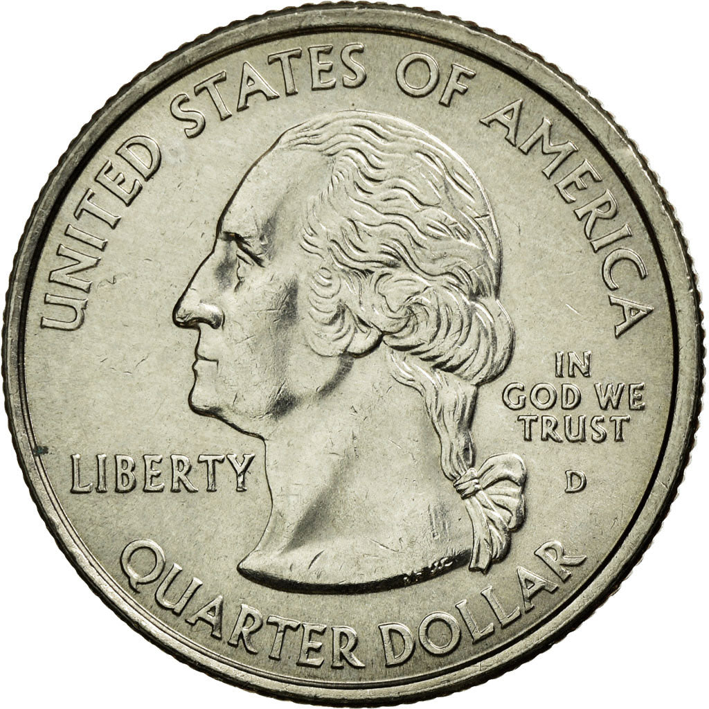 Moneta, Stati Uniti, Quarter, 2001, U.S. Mint, Denver, BB, Rame ricoperto in