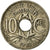 Moeda, França, Lindauer, 10 Centimes, 1927, Paris, EF(40-45), Cobre-níquel