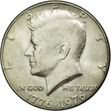 Coin, United States, Kennedy Half Dollar, Half Dollar, 1976, U.S. Mint