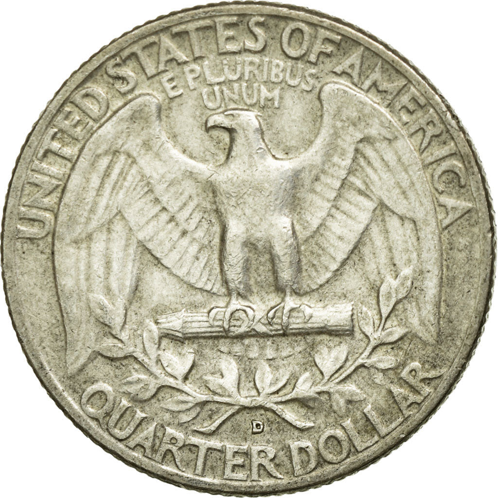 Coin, United States, Washington Quarter, Quarter, 1961, U.S. Mint, Denver