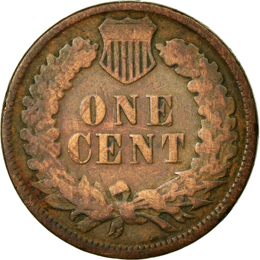 Coin, United States, Indian Head Cent, Cent, 1882, U.S. Mint, Philadelphia