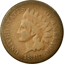 Coin, United States, Indian Head Cent, Cent, 1883, U.S. Mint, Philadelphia