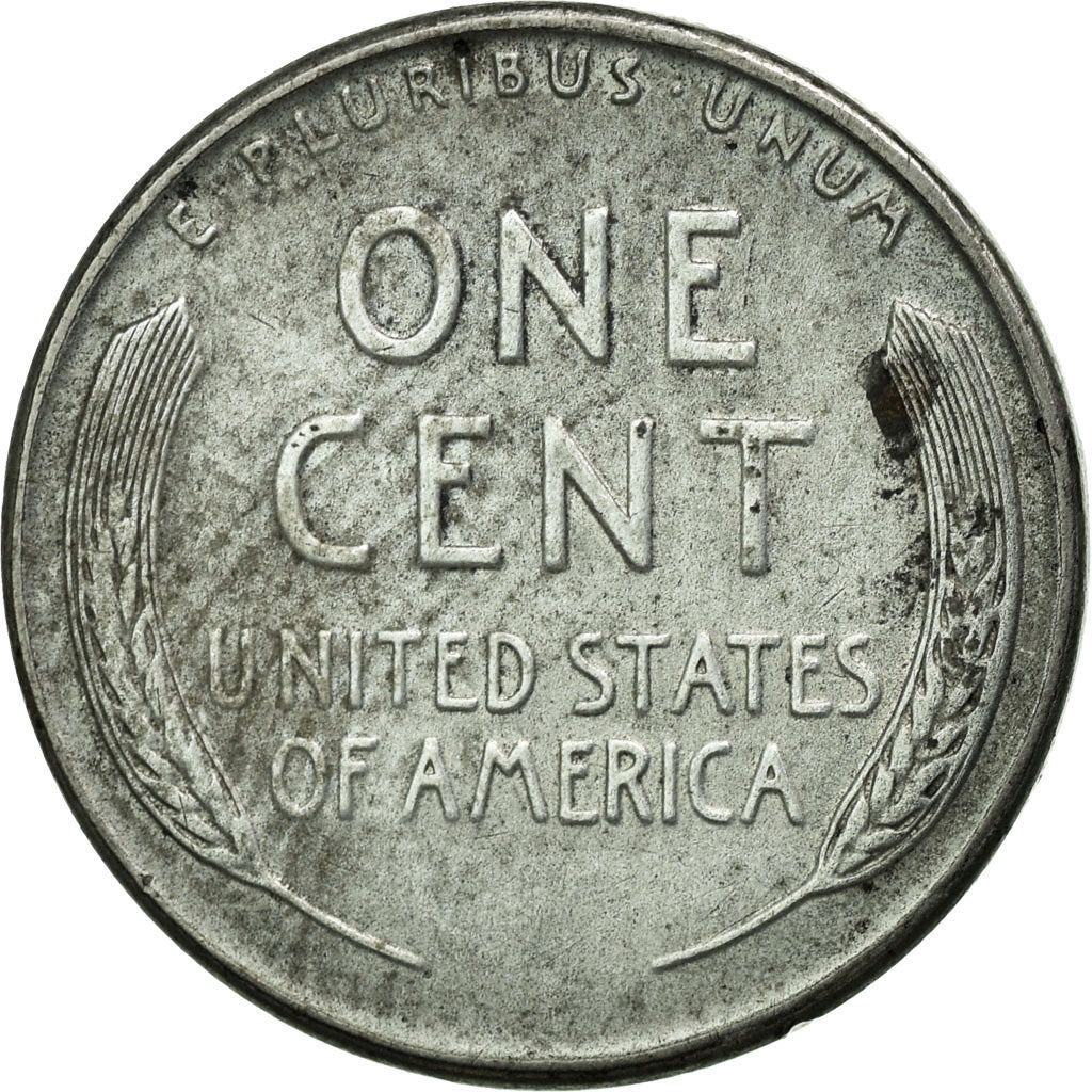 Coin, United States, Lincoln Cent, Cent, 1943, U.S. Mint, Philadelphia