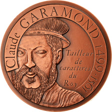 France, Médaille, Claude Garamond, Tailleur de Caractères du Roi, History