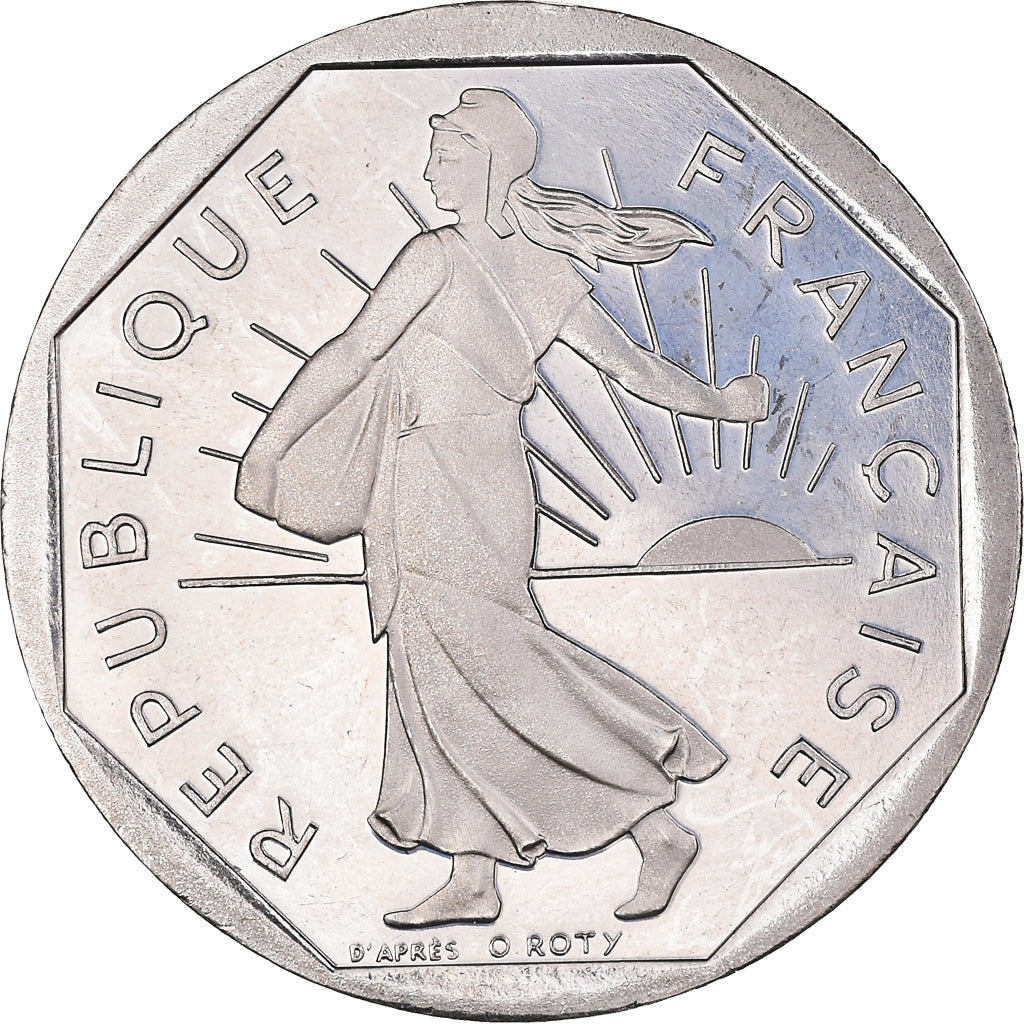 Coin, France, Semeuse, 2 Francs, 2001, Paris, Proof, MS(64), Nickel, KM:942.2