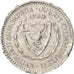 Moneda, Chipre, 25 Mils, 1980, MBC+, Cobre - níquel, KM:40