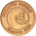 Iceland, 50 Aurar, 1981, AU(50-53), Bronze, KM:26