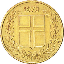 Coin, Iceland, 50 Aurar, 1973, AU(50-53), Nickel-brass, KM:17