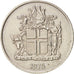 Iceland, 10 Kronur, 1975, AU(50-53), Copper-nickel, KM:15