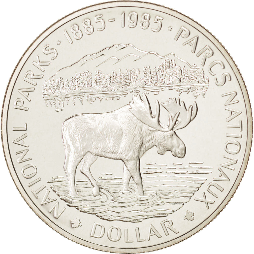 Coin, Canada, Elizabeth II, Dollar, 1985, Royal Canadian Mint, Ottawa, MS(63)