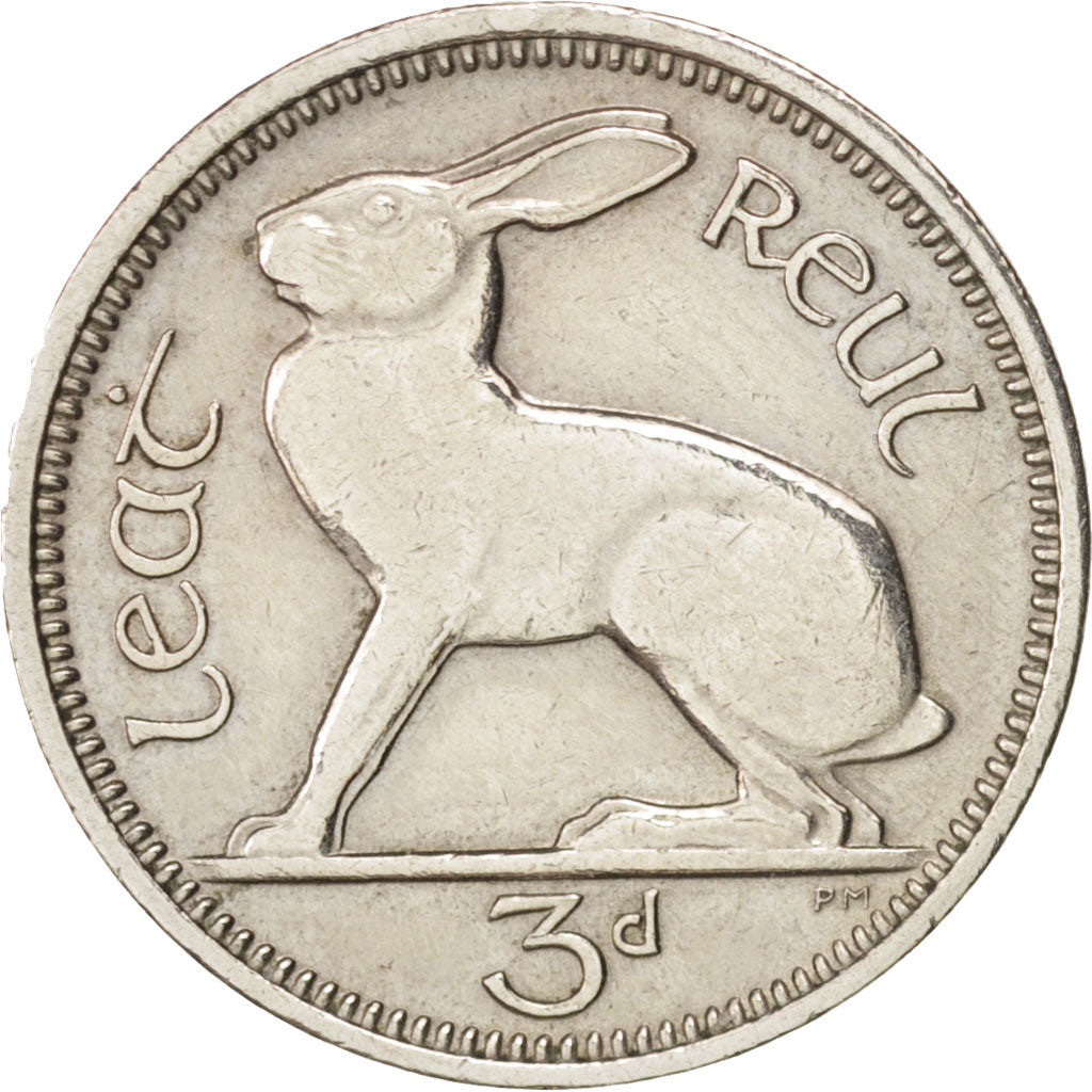 Monnaie, IRELAND REPUBLIC, 3 Pence, 1968, TTB+, Copper-nickel, KM:12a