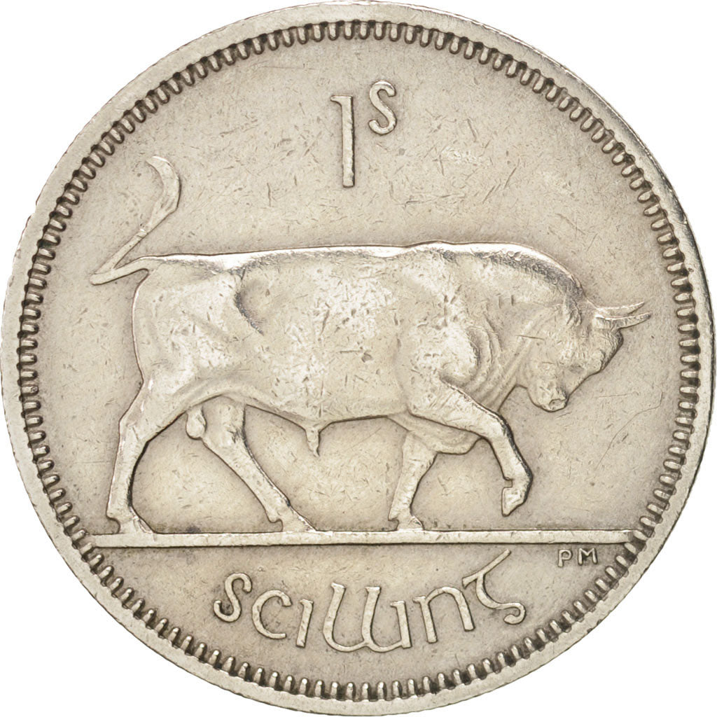 Moneta, REPUBBLICA D’IRLANDA, Shilling, 1962, BB+, Rame-nichel, KM:14A