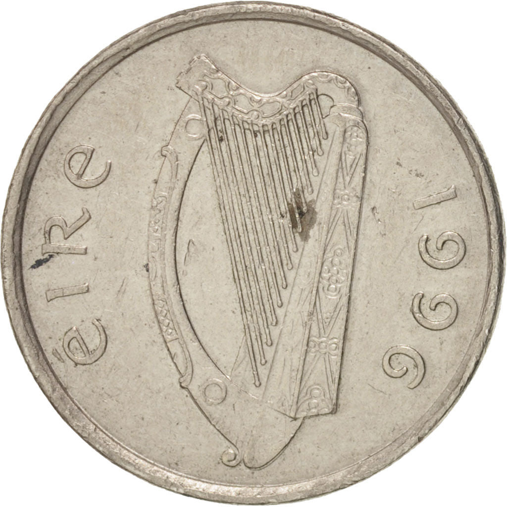 Moneda, REPÚBLICA DE IRLANDA, 5 Pence, 1996, MBC+, Cobre - níquel, KM:28