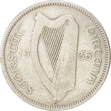 IRELAND REPUBLIC, Shilling, 1935, VF(30-35), Silver, KM:6