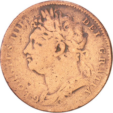 Great Britain, George IV, Farthing, 1822, F(12-15), Copper, KM:677