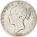 Great Britain, Victoria, 1/2 Crown, 1877, VF(20-25), Silver, KM:756