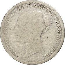 Great Britain, Victoria, 3 Pence, 1885, F(12-15), Silver, KM:730