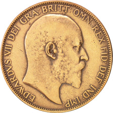 Great Britain, Edward VII, Penny, 1906, VF(30-35), Bronze, KM:794.2