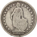 Switzerland, Franc, 1976, Bern, VF(20-25), Silver, KM:24