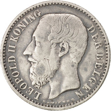 Coin, Belgium, Leopold II, Franc, 1886, VF(30-35), Silver, KM:29.1