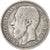 Moneda, Bélgica, Leopold II, Franc, 1886, BC+, Plata, KM:29.1