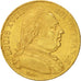 Moneda, Francia, Louis XVIII, Louis XVIII, 20 Francs, 1814, Paris, MBC+, Oro