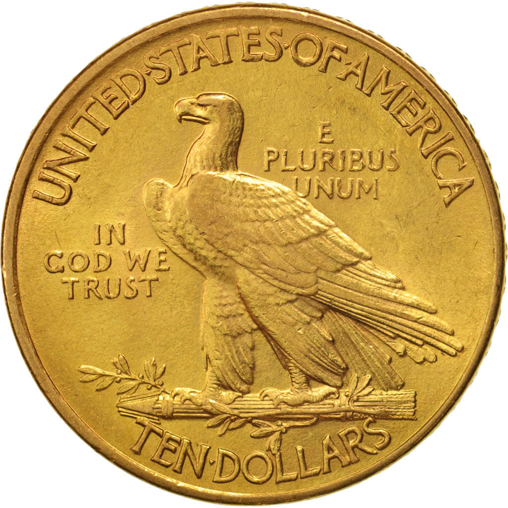 Stati Uniti, Indian Head, $10, Eagle, 1913, Philadelphia, SPL-, KM 130